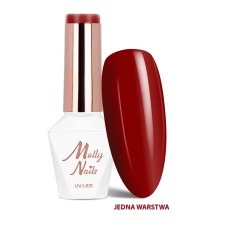 Molly Nails 321 La Vie en Rouge Midnight Secret LED/UV HEMA/Di-HEMA Free - Гел лак 8g. Molly Nails 321 La Vie en Rouge Midnight Secret LED/UV HEMA/Di-HEMA Free - Гел лак 8g.